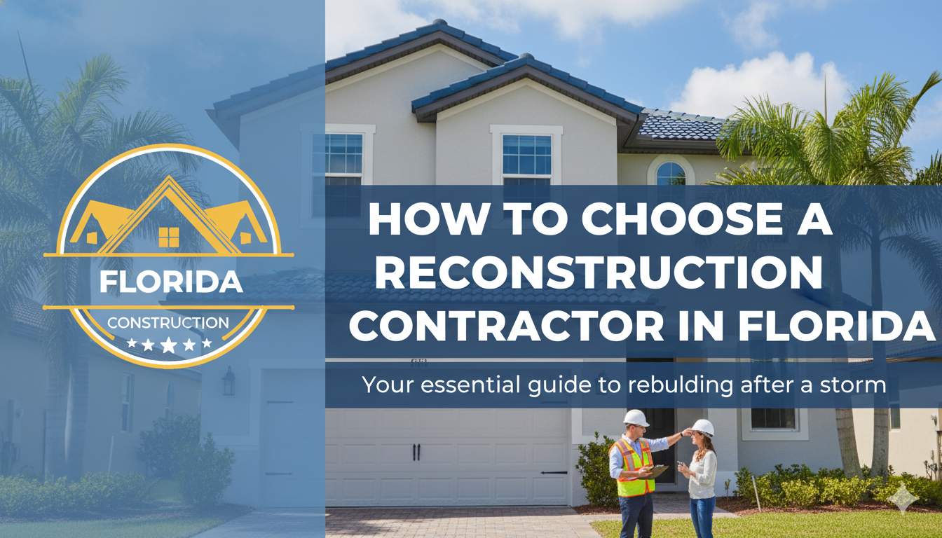 Reconstruction Contractor in Florida